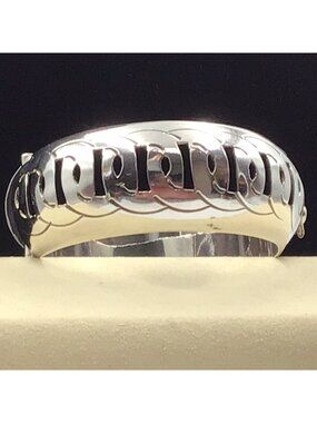 Sterling Silver Cuff Bracelet Mexico Taxco 81.6g Size 7.25